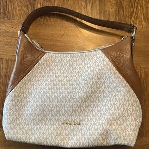Michael Kors Brown and Cream Women's Bag